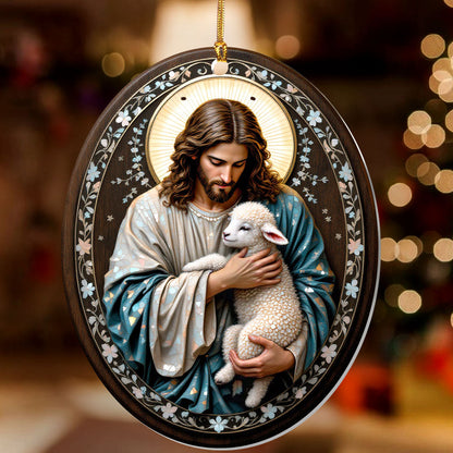The Good Shepherd - Acrylic Ornament - Christian Home Decor GOJS10299