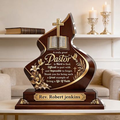 Love of God - Personalized Acrylic Plaque - Gift for Pastor GAPJS10094