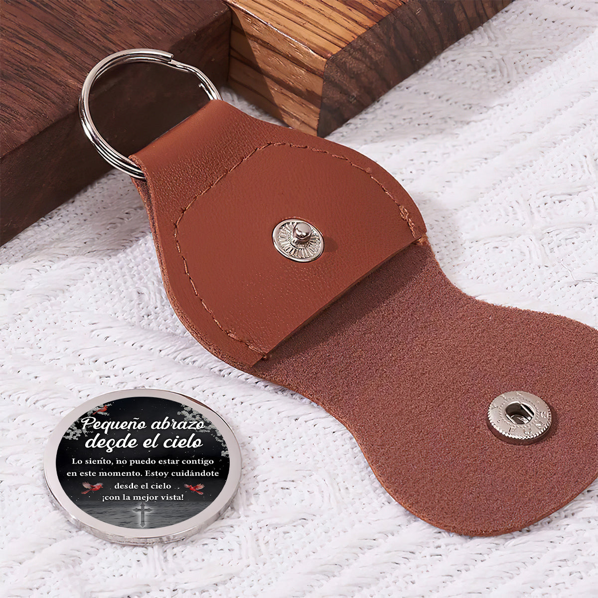 Pequeño Abrazo Desde El Cielo - Personalized Pocket Hug Keepsake