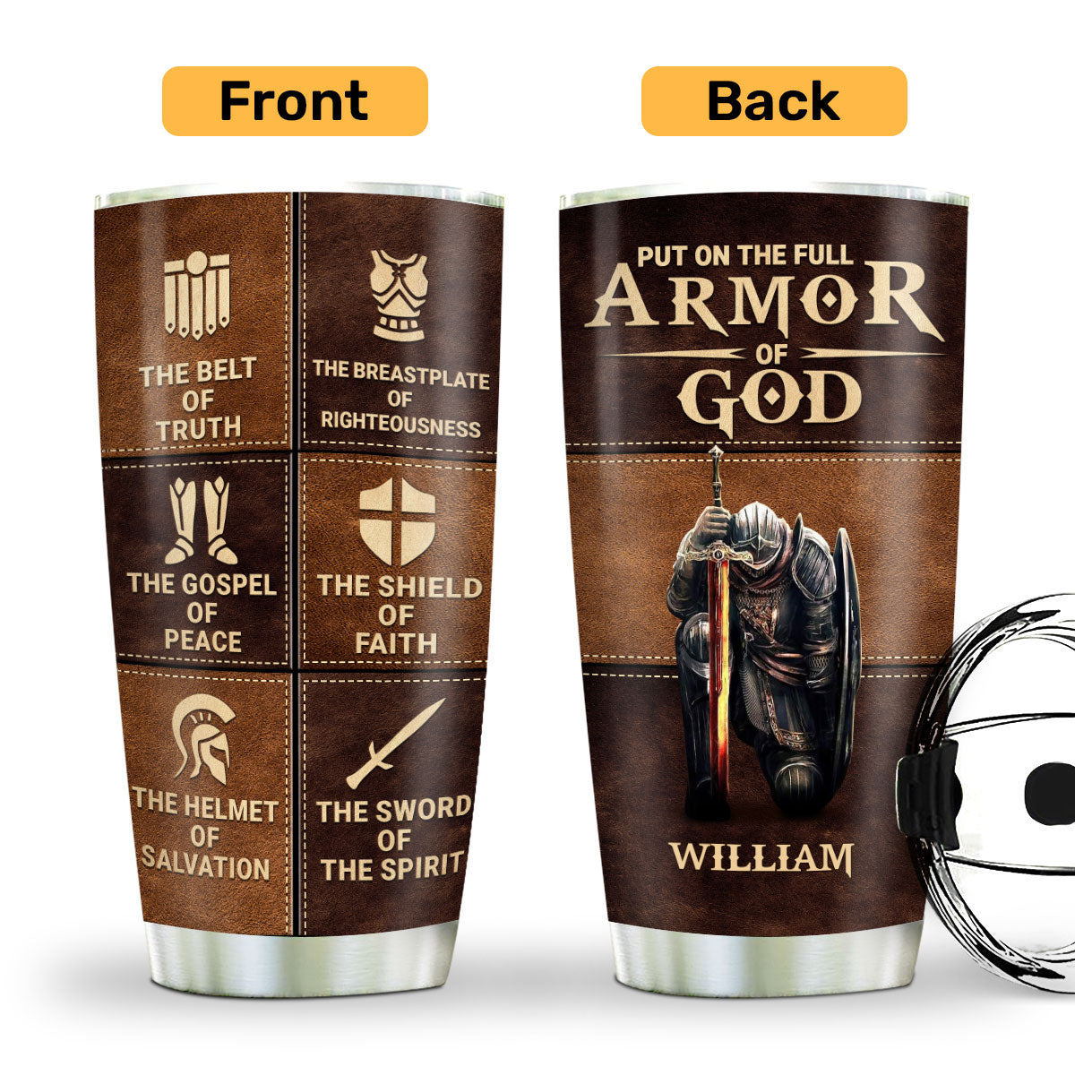Faithful Inspiration - Personalized Stainless Steel Tumbler