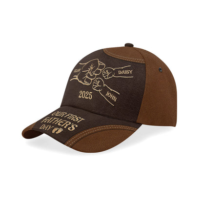 First Father's Day Gift - Custom Name Classic Cap