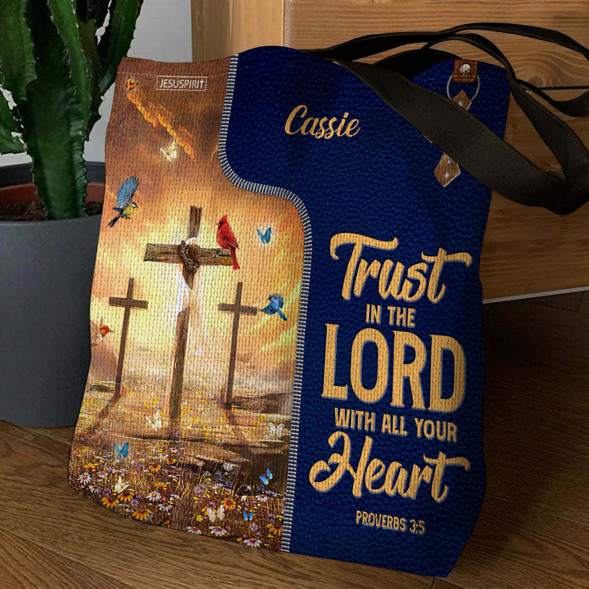 Trust In The Lord - Personalized Tote Bag for Women GTTJS10110