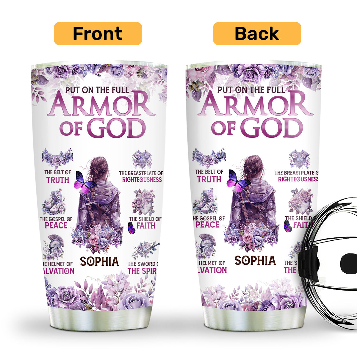 Faith in Action - Personalized Stainless Steel Tumbler 20oz
