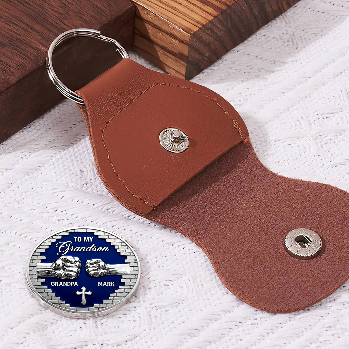 Be The Man I Know You Can Be - Personalized Pocket Hug Keepsake