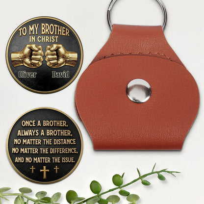 Brother In Christ Pocket Hug - Personalized Keepsake