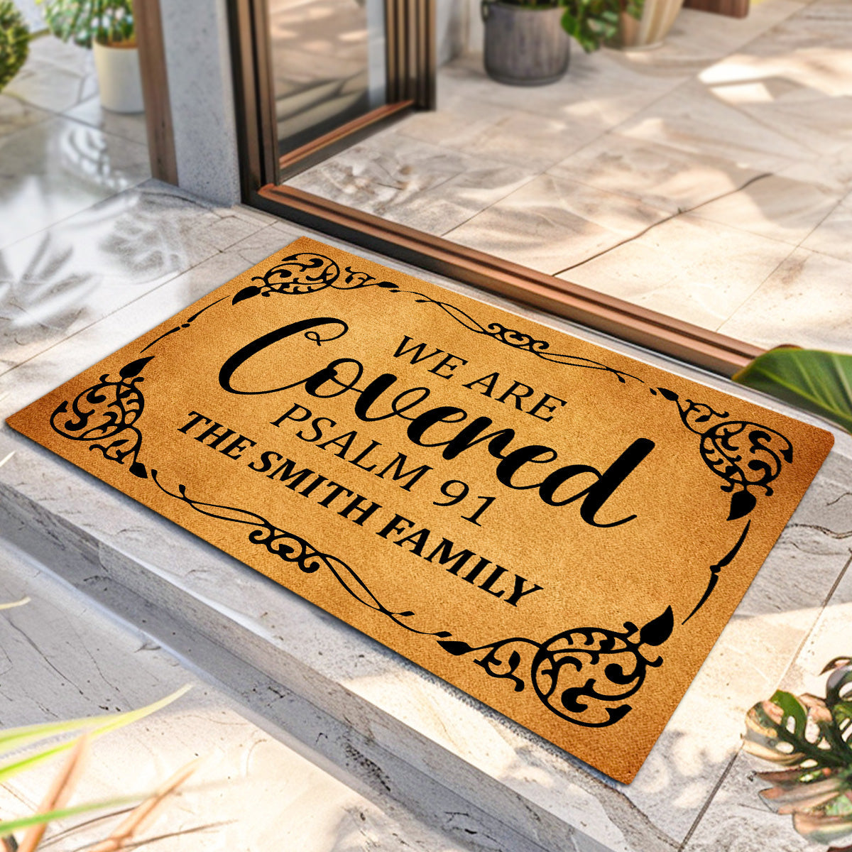 Faith-Inspired Doormat - Custom Home Decor GDMJS10086