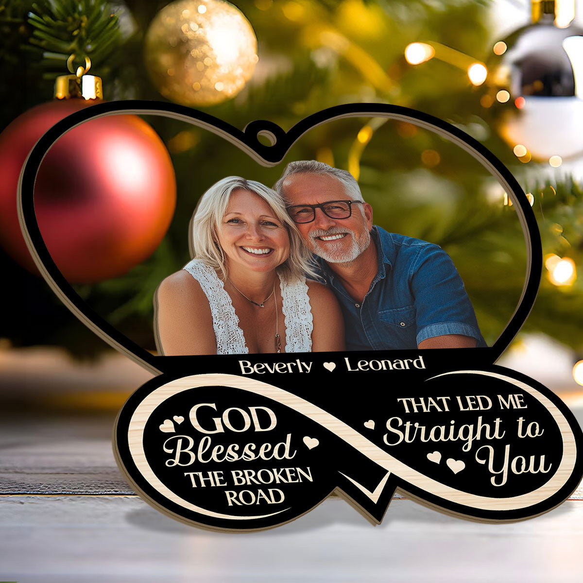 To My Loving Wife - Personalized Suncatcher Ornament - Gift for Wife GOJS10246