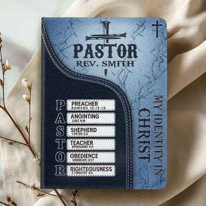 Your Identity In Christ - Leather Cover Notebook GMJSNB200059