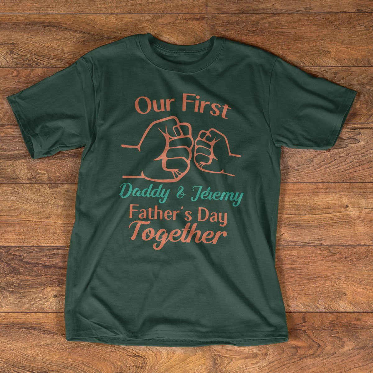 First Father's Day - Personalized Unisex T-Shirt GMJSTS200080