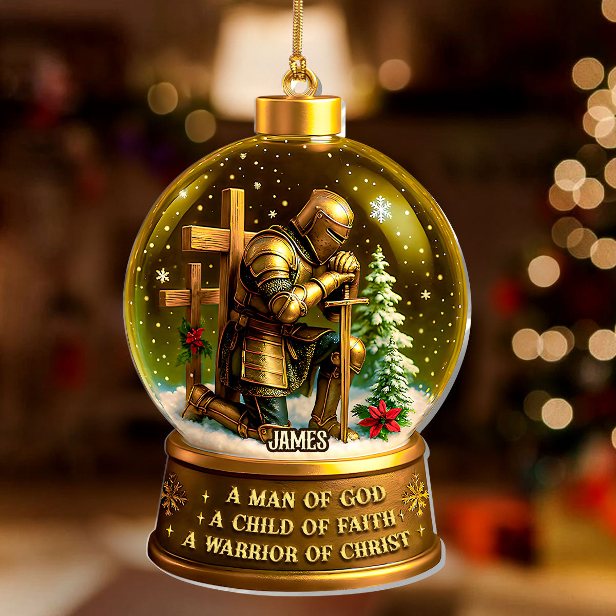 Child Of God - Personalized Acrylic Ornament GOJS10018