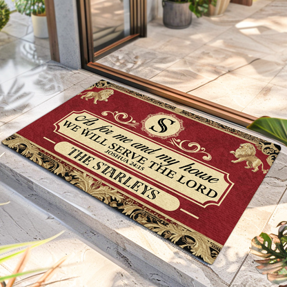 Faith Quote - Personalized Doormat GDMJS10037