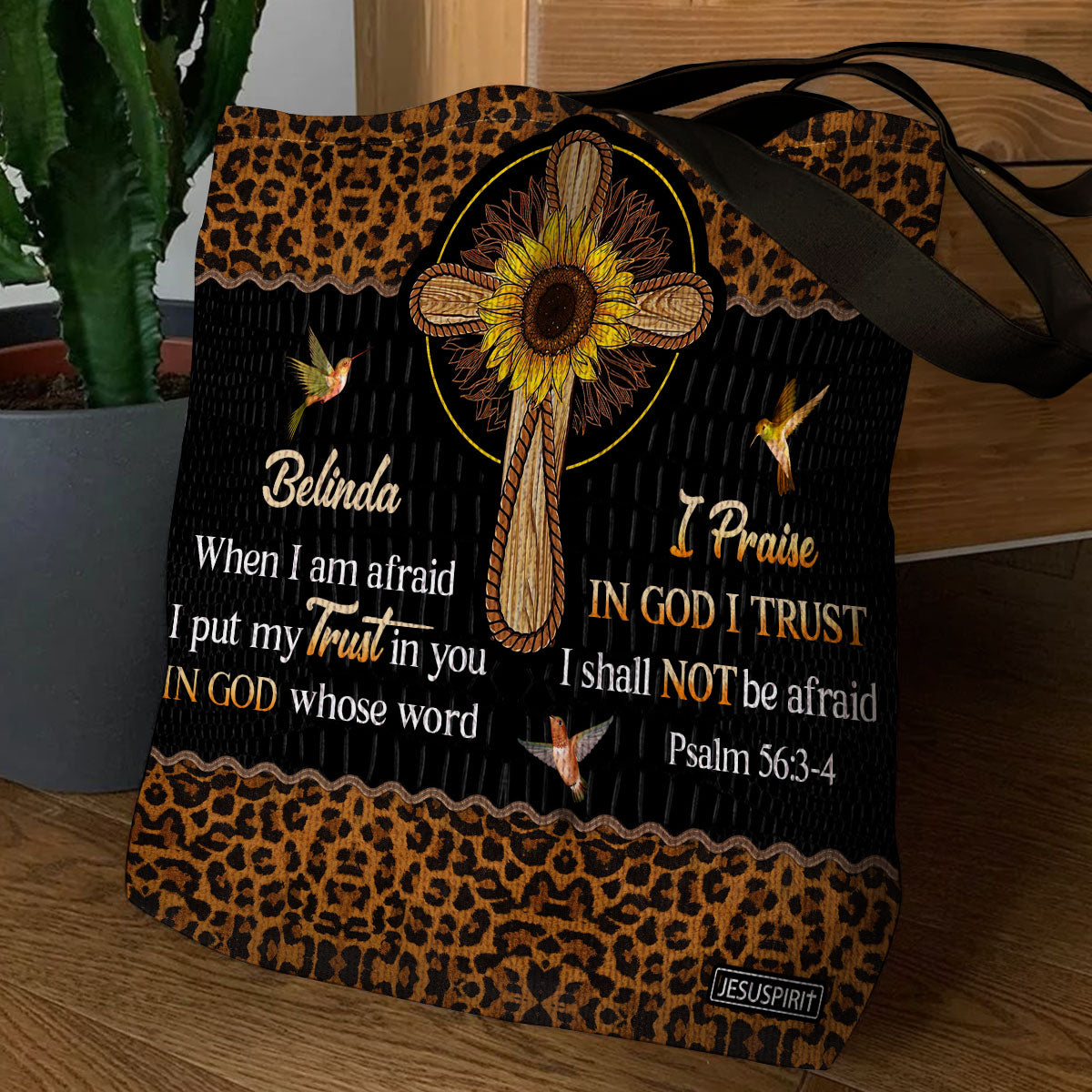 In God Whose Word I Praise - Personalized Tote Bag GTTJS10144