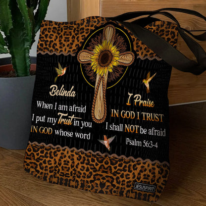 In God Whose Word I Praise - Personalized Tote Bag GTTJS10144
