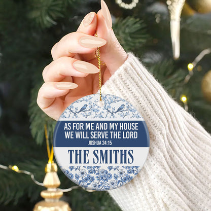 Faith Quote - Personalized Ceramic Ornament GOJS10100