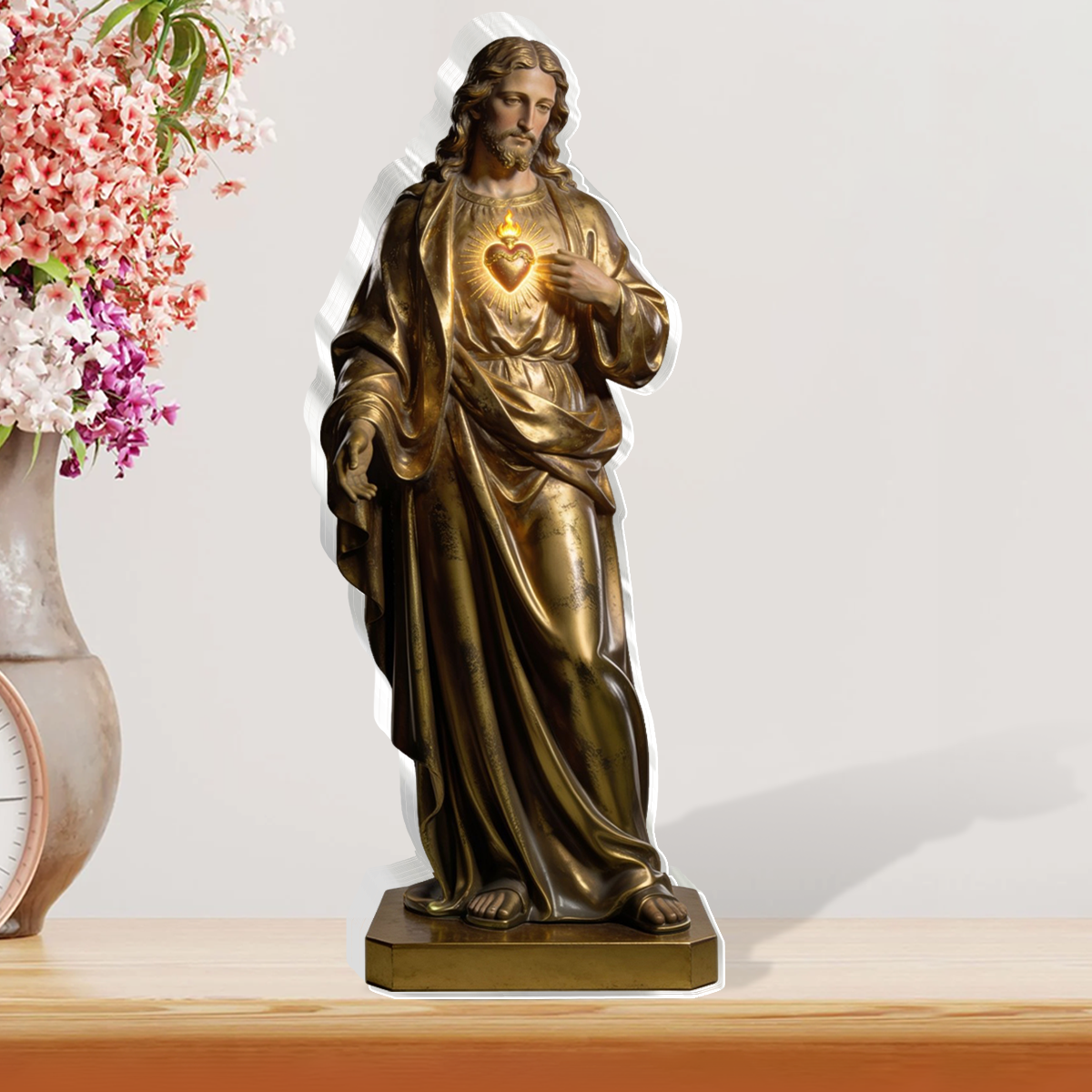 Sacred Heart of Jesus - Custom Shaped Acrylic Plaque GAPJS10166