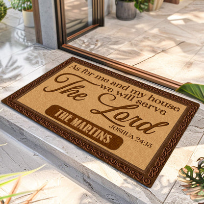 Faith Quote - Personalized Doormat for Home