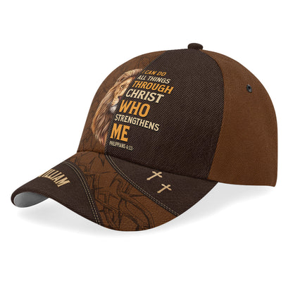Strength In Christ - Personalized Classic Cap
