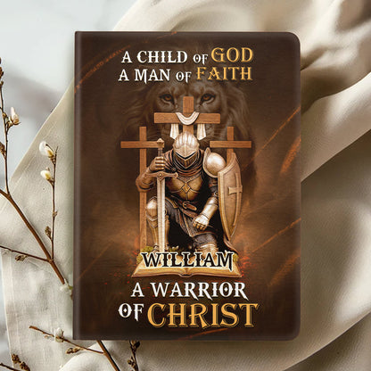 A Child Of God - Personalized Leather Cover Notebook GMJSNB200076
