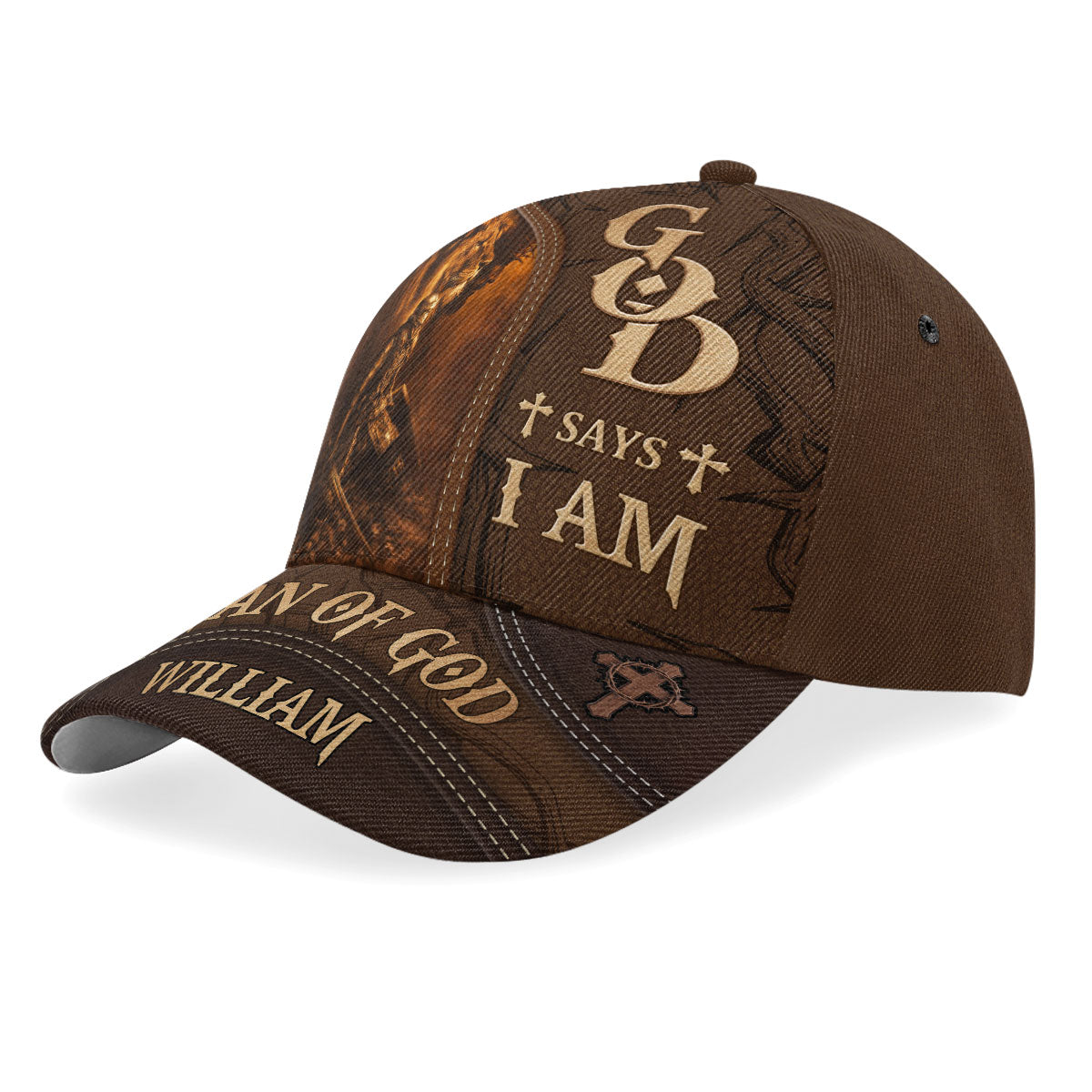 God Says I Am - Personalized Classic Cap Faith
