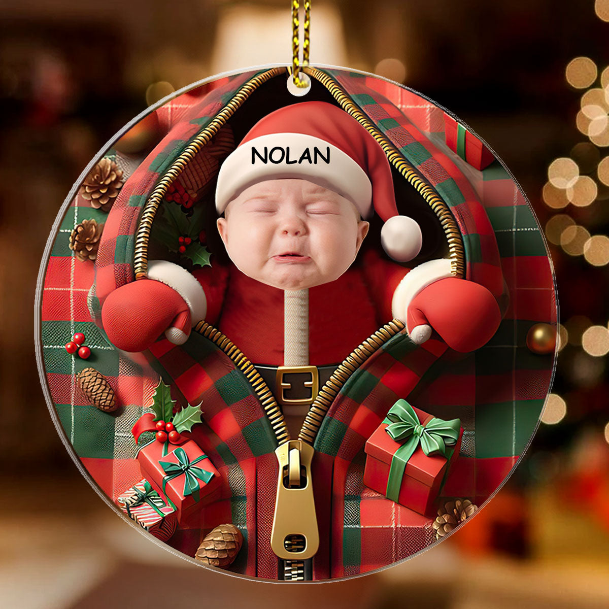 First Christmas - Personalized Acrylic Ornament GOJS10216