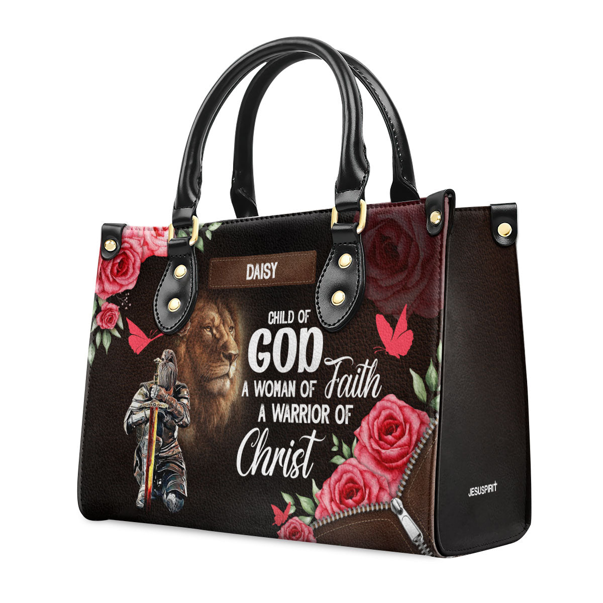 Child Of God - Personalized Leather Handbag - Christian Faith Gift for Women GMJSLB200083
