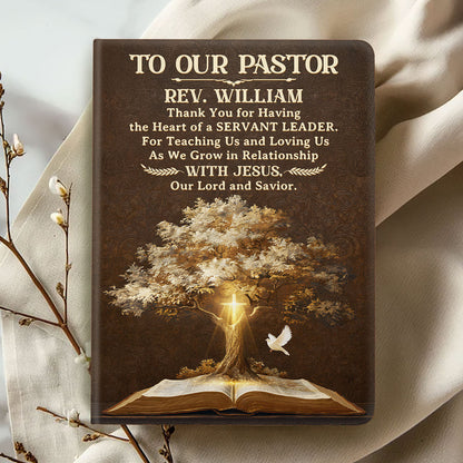 Blessed To Have You - Personalized Leather Cover Notebook GMJSNB200039