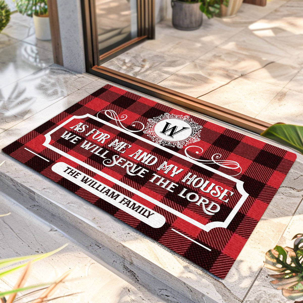 Bible Verse - Personalized Doormat