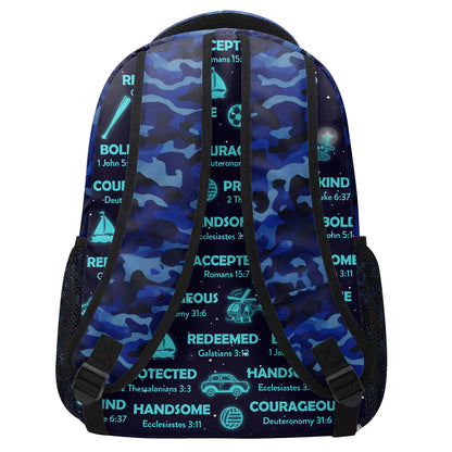 God Says I Am - Personalized Backpack for Kids