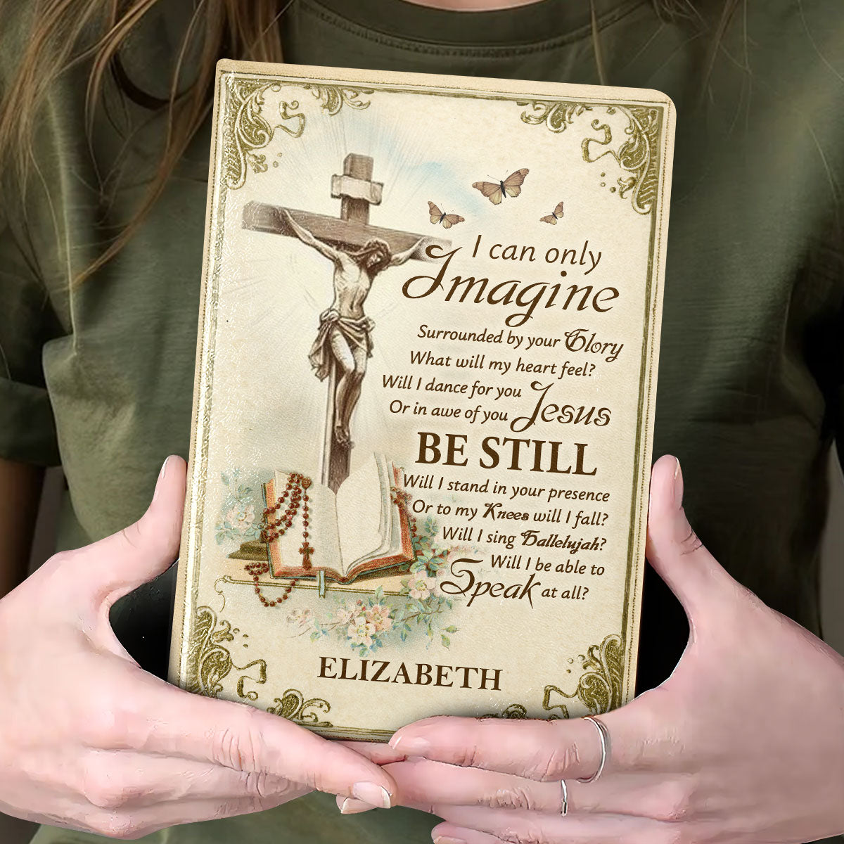 I Can Only Imagine - Personalized Leather Notebook GMJSNB200117