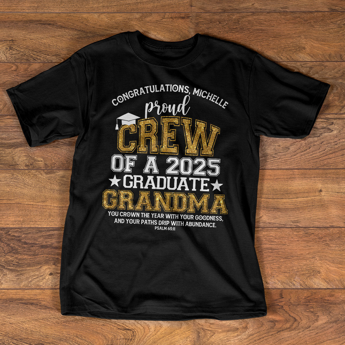 Proud Crew Of A 2025 Graduate - Personalized 2D Unisex T-shirt GMJSTS200089