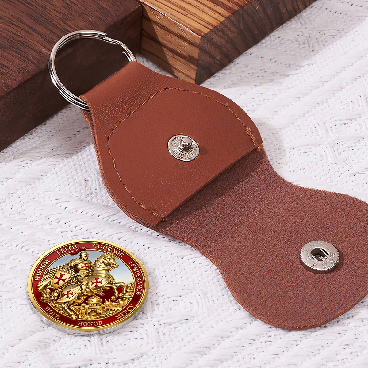 Honor The Warrior - Personalized Pocket Hug Keepsake - Gift for Veteran