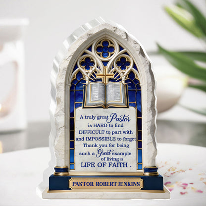 Inspirational Faith Keepsake - Personalized Acrylic Plaque GAPJS10097