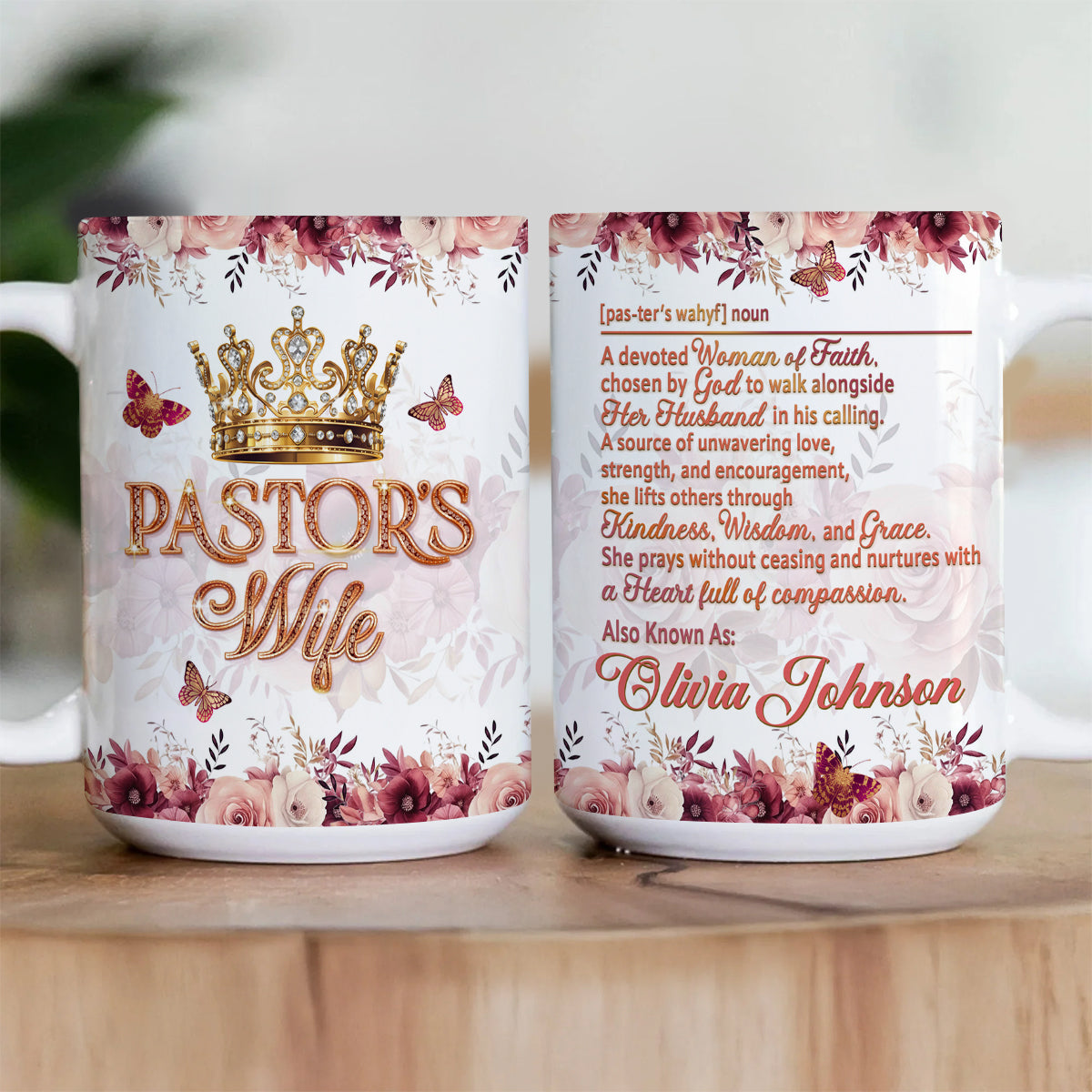 Faith-Inspired - Personalized Ceramic Coffee Mug