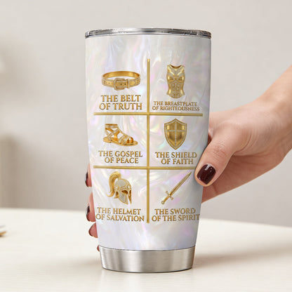 Full Armor of God - Personalized Stainless Steel Tumbler