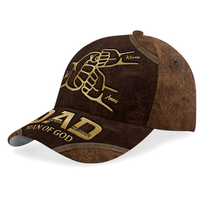 Dad The Man The Myth The Legend - Personalized Classic Cap