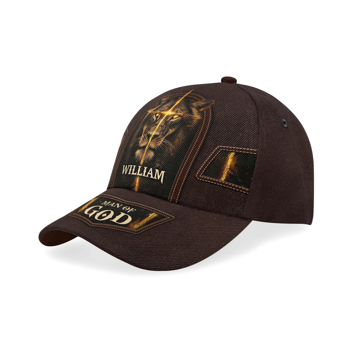 Man Of God - Personalized Classic Cap Faith - Gift For Dad