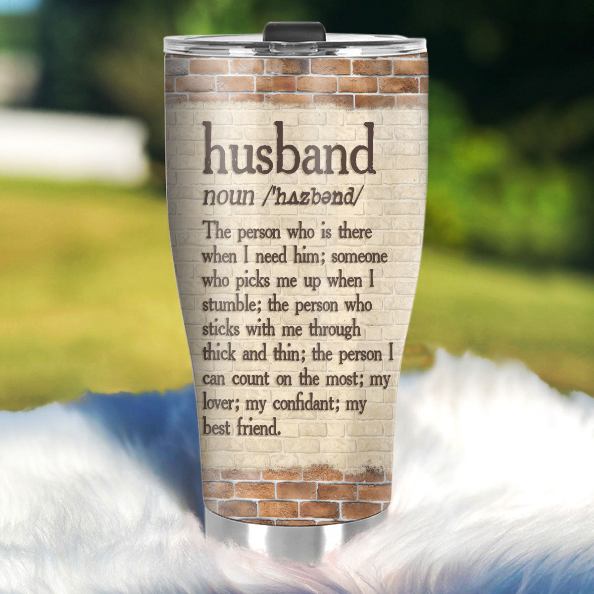 Husband Definition - Personalized Stainless Steel Tumbler