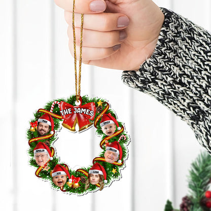 Christmas Wreath - Personalized Acrylic Ornament GOJS10265
