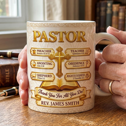 Faithful Shepherd - Personalized Ceramic Coffee Mug