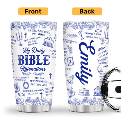 Faith-Inspired - Personalized Stainless Steel Tumbler