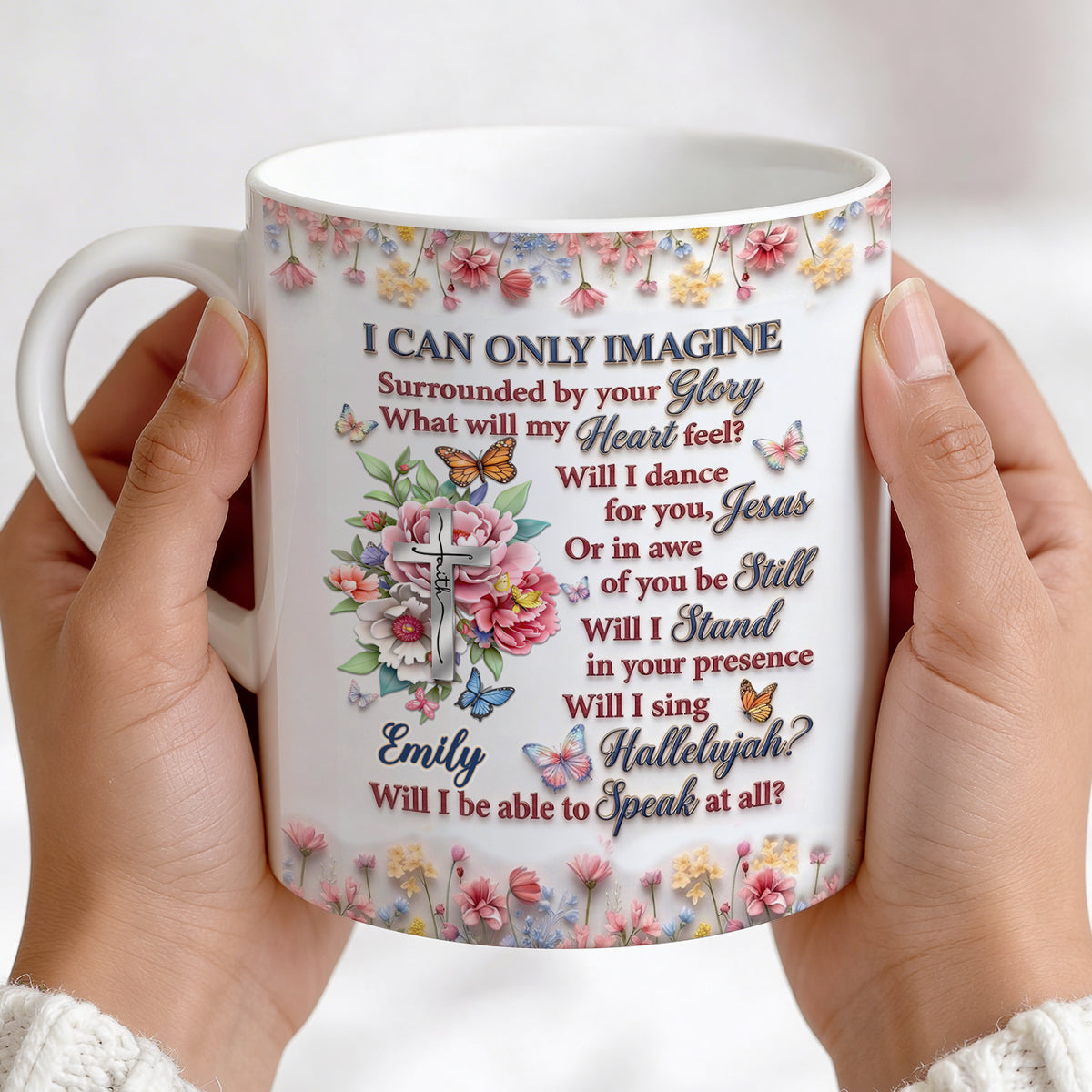 I Can Only Imagine - Personalized Ceramic Coffee Mug