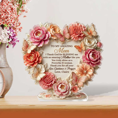 Mother's Day - Personalized Acrylic Keepsake Plaque GAPJS10083