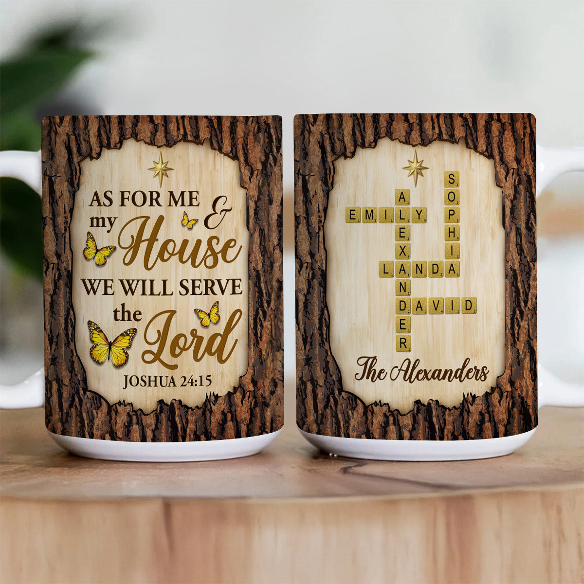 As For Me And My House - Personalized Coffee Mug