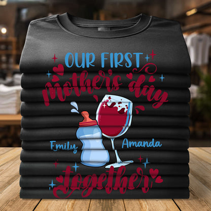 First Mother's Day Gift - Personalized Unisex T-shirt GMJSTS200095