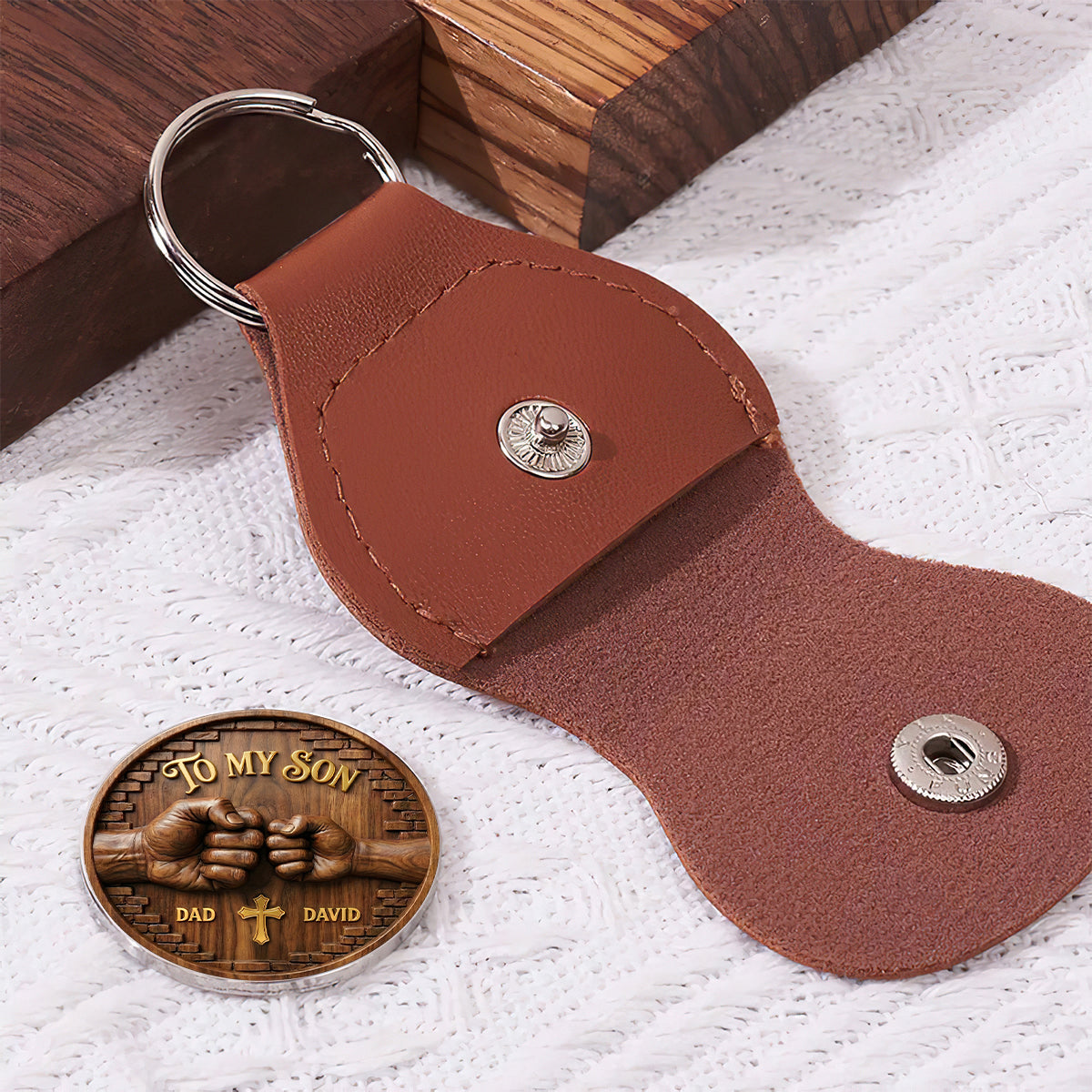 Be The Man I Know You Can Be - Personalized Pocket Hug - Gift for Son from Dad