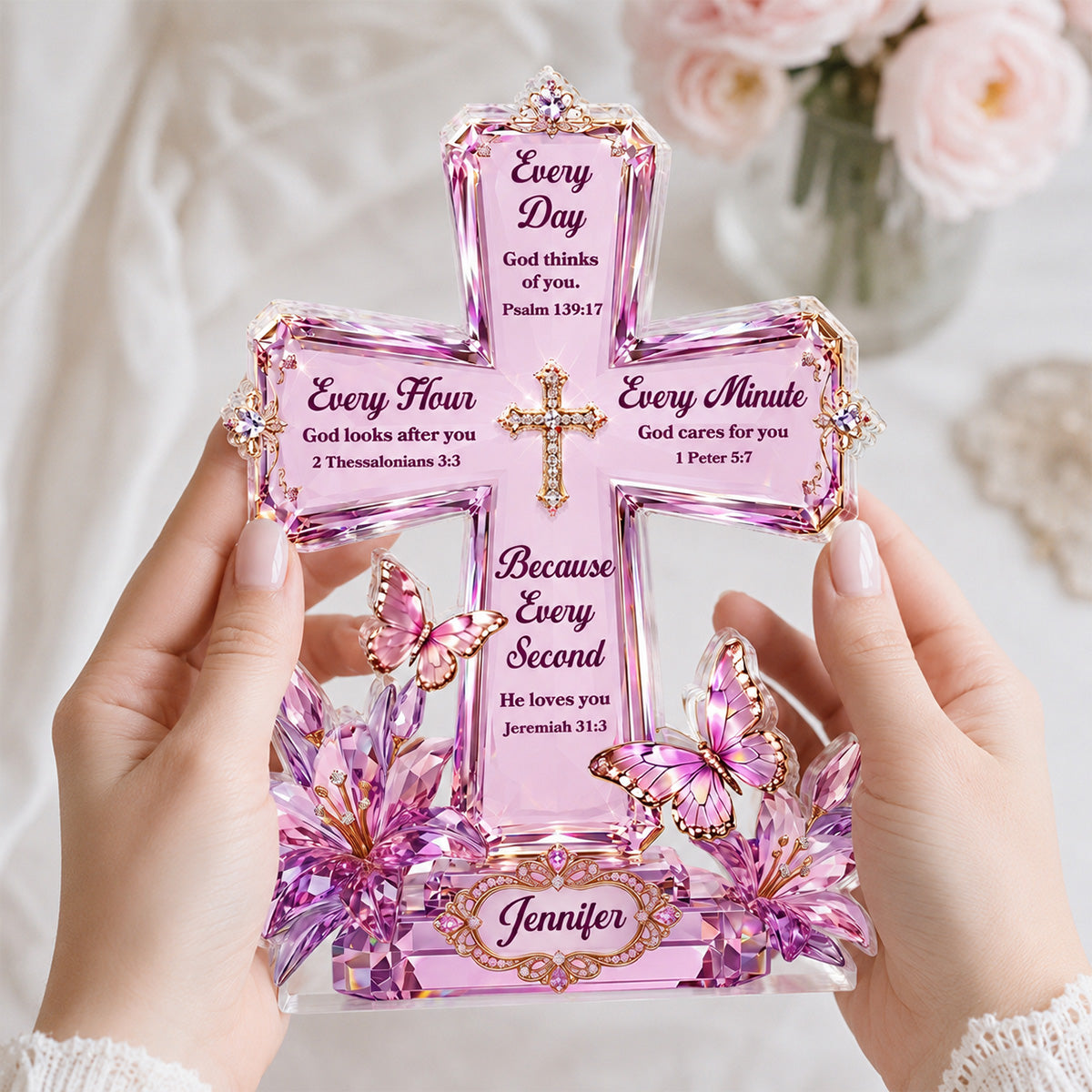Faith-Inspired Gift for Mom - Personalized Acrylic Plaque GAPJS10021