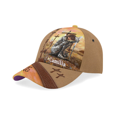 I Am The Daughter Of A King - Personalized Classic Cap
