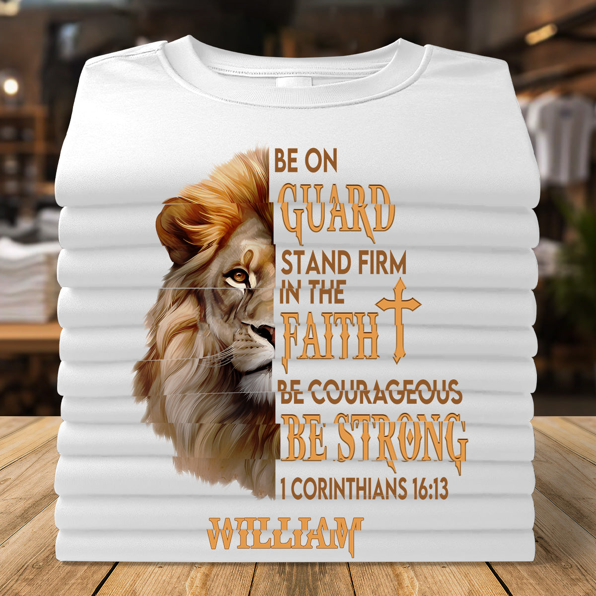 Be Courageous - Personalized Unisex T-shirt GMJSTS200097