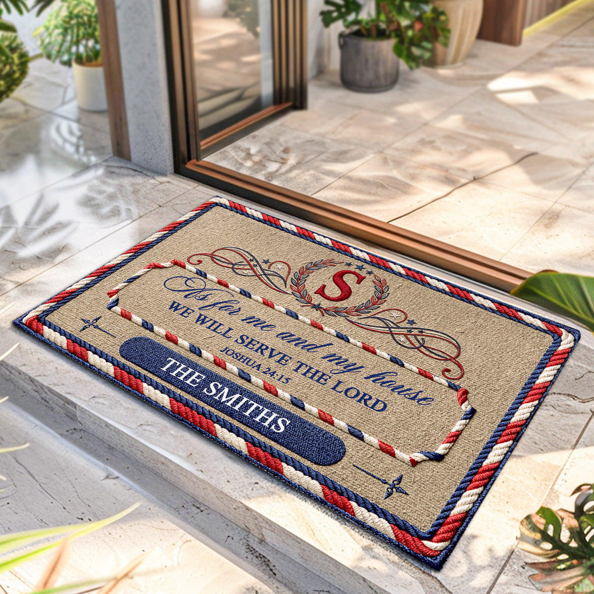 Faith-Based - Personalized Doormat GDMJS10008