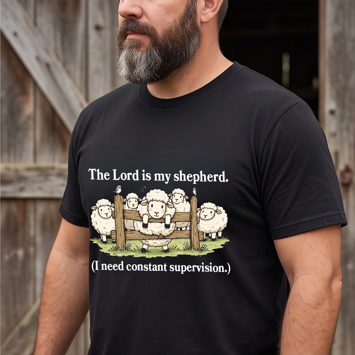 Psalm 23:1 - Unisex T-shirt GMJSTS200011